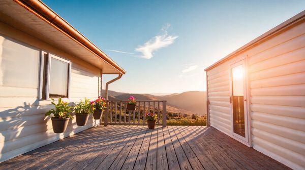 10 idées originales pour aménager une terrasse de mobil-home